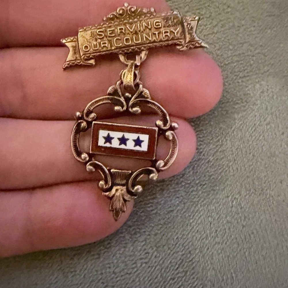 RARE 3 STAR WWll keepsake “Sweetheart Jewelry” RARE 3 STAR!